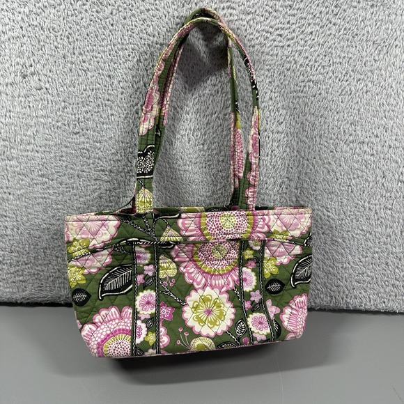 Vera‎ Bradley Mandy Handbag Olivia Pink  Cloth Pockets Organizers Retired - Picture 2 of 10